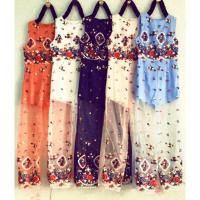 ราคา (ส่งฟรี) Bo Rich Ta จั๊มสูท ขายาว งานปัก ป้ายโบริสต้า ขนาด L จั้มยาว โบริคต้า จั้มสูท แขนกุด jumpsuit (1701407507)