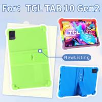 ราคา Tablet Case For TCL Tab 10 Gen 2 (Model: 8496G) TCL Tab 10 Gen2 10.36 inch 2023 Soft Tablet Cover Silicone Hard Plastic Kickstand Case Protective Shell (25705880541)