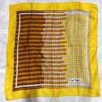 ราคา ผ้าพันคอ Pierre Cardin ขนาด 30*30 silk ทอลายแบรนด์ (6145102081)