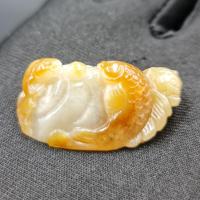 ราคา หยกแกะสลัก ปลาทอง Jadeite Type A (9671904247)