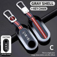 ราคา Zinc Alloy Car Flip Remote Key Case Cover Shell Fob for Fiat Ducato 500 500L Panda Grande Punto Lancia Musa Car Accessor (29783696548)