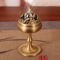 ราคา กระถางธูปทองเหลือง Boshan เหมือนปลาในน้ำ ทองแดงบริสุทธิ์ สไตล์โบราณ สำหรับใช้ในบ้าน ธูปขด ไม้จันทน์ สำหรับพิธีชงชาในบ้าน (25194216966)