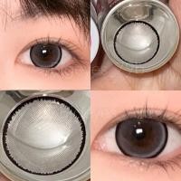 ราคา (สายตาปกติและสั้น) ✨Gray และ Brown ขนาดตาโต (Bigeyes) กรองแสง uv จดทะเบียนถูกต้อง คอนแทคเลนส์สัญชาติเกาหลี มีค่าสายตา (21318471654)