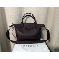 ราคา กระเป๋า Longchamp Le Pliage Cuir top handle bag (18434355473)