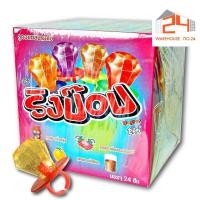 ราคา ส่งไว24ชม. ริงป๊อป อมยิ้มรูปแหวน จุ 24 ชิ้น (1679100280)