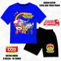 ราคา KATUN ชุดเด็กแขนสั้นอายุ 6 เดือน - 10 ปี สุด ๆ ปีก โมติฟ เนื้อผ้าฝ้ายพรีเมี่ยม สกรีน DTF สีดํา cln (41964679315)