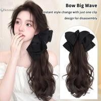 ราคา SEE ผมหยิกสังเคราะห์ยาว กิ๊บรัดผมBow เพิ่มผมธรรมชาติ วิกผมฟลัฟฟี้ สำหรับผู้หญิง (47202143918)