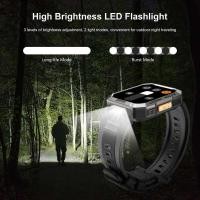 ราคา ❥ 2024ใหม่ Blackview นาฬิกาอัจฉริยะหน้าจอ HD ขนาด2.01นิ้วสมาร์ทวอท์ชทนทานสำหรับกลางแจ้งพร้อมไฟฉ (29379890759)