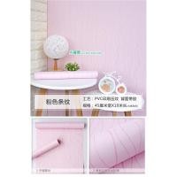 ราคา วอลเปเปอร์สีชมพูลายริ้ว Tiddee wallpaper sticker สติกเกอร์ติดผนัง+ติดเฟอร์นิเจอร์ มีกาวในตัว (400111467)