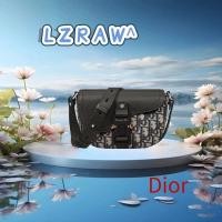 ราคา New Dior Saddle Clutch (with Strap) กระเป๋า Messenger ผู้ชายปักลาย (28876041010)
