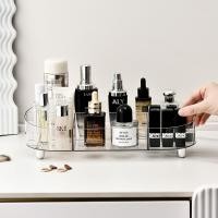 ราคา กล่องเก็บเครื่องสําอางเดสก์ท็อป Multi-Grid โต๊ะเครื่องแป้งโปร่งใส Skin Care ผลิตภัณฑ์เก็บเดสก์ท็อปลิปสติกเครื่องสําอาง (49502587915)