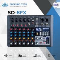 ราคา PROEUROTECH SD-8FX MIXER มิกเซอร์ 8 แชแนล มิกเซอร์เอฟเฟค มิกซ์บลูทูธ อินเตอร์เฟส SD 8FX SD8FX (25636991857)