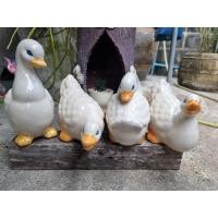 ราคา เป็ดเซรามิกขนาด13×20cm เป็ดเซรามิค เป็ดสี่ท่า เป็ดแต่งสวน ตุ๊กตาแต่งสวน (6493461507)