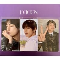 ราคา [READY] BUNDLE 3 โฟโต้การ์ด BTS KIM TAEHYUNG TAE DICON BARET BANGTAN OFFICIAL PC DUNTICON (18338260139)
