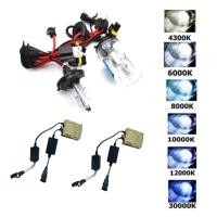 ราคา tk_auto ชุดหลอดไฟ XENON บัลลาสต์ CAN BUS เป็นชุด 1คู่ ขั้วH4-2 ค่าสี 4300K 6000K 8000K 10000K 12000K 30000K ไฟหน้ารถยนต์ (24842221709)
