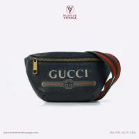 ราคา GG Print Leather Belt Bag mini Dc19 (11599952880)