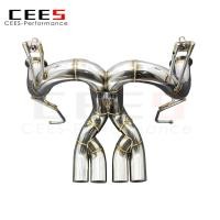 ราคา CEES Catback Exhaust System Stainless Steel Exhaust Pipe Muffler For Lamborghini Aventador LP700/ (27443706691)