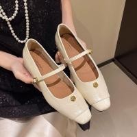 ราคา รองเท้าแมรี่เจนแบบแบนสไตล์ชาแนล นำเข้าจากฝรั่งเศส หนังคุณภาพดี มีลายดอกเหมยเลีย เหมาะสำหรับคนชอบสไตล์ย้อนยุค (52951695358)