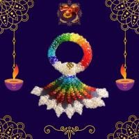 ราคา พวงมาลัยคริสตัลสีรุ้ง อุบะร้อยคริสตัลขนาด 9 ชาย (26353257693)