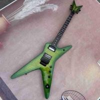 ราคา Washburn Dime 3 1998 Dimebag Darrell Signature Model in Dime Slime กีตาร์ไฟฟ้า Flame maple top (41666113968)