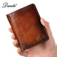 ราคา BANTE กระเป๋าสตางค์ผู้ชายหนังแท้ Retro แนวตั้งพร้อมกล่องของขวัญ (8074981920)