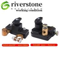 ราคา RIVERSTONE แบตเตอรี่รถยนต์ตัดสวิทช์, 12 V/24 V สวิทช์ป้องกันตัดไฟ, Universal Quick Cut-off ทนทานโลหะป้องกันการรั่วไหลสวิทช์รถบรรทุกอะไหล่รถยนต์ (55902254748)