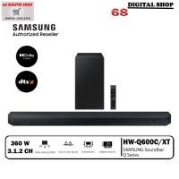 ราคา Samsung Soundbar ลำโพงซาวด์บาร์ซัมซุง Q600C Dolby Atmos (320 วัตต์ True 3.1.2 CH) รุ่น HW-Q600C/XT (19282138821)
