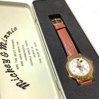 ราคา [ย้อนยุค เปลี่ยนถ่านแล้ว] นาฬิกาข้อมือ Seiko LORUS Disney Mickey Mouse (24478190328)