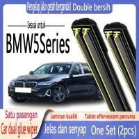 ราคา BMW 5 Series Wiper แถบยางคู่ Wiper กระดูกอ่อน Wiper BMW E60 M5 520i 523i 525i 530i 540i 525d 530 G30 G31 F11 F10 F07 รถ Wiper ด้านหน้ากระจก Wiper (41316061070)