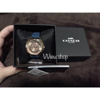 ราคา นาฬิกา COACH 14502095 WATCH Boyfriend Small Rubber Strap Watch สีน้ำเงิน ของแท้ USA (23705798241)