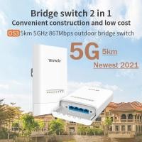 ราคา Tenda OS3 5 กม.5GHz 867Mbps Outdoor CPE Wireless WiFi Repeater Extender Router AP Access Point Wi-Fi Bridgeด้วยอะแดปเตอร (5966442203)