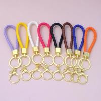 ราคา พวงกุญแจหนัง PU สีทึบ 11 สีเชือกถักพวงกุญแจ Unisex กุญแจรถ DIY อุปกรณ์เสริม (26529293943)