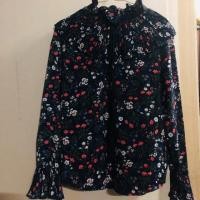 ราคา เสื้อมือสอง ลายดอกไม้ ผ้าชีฟอง (7218478882)