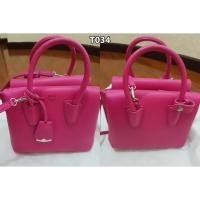 ราคา T034 MCM Mini Milla Tote Bag - Beetroot Pink มือ1 (806422430)