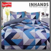 ราคา ชุดผ้าปูที่นอน Slumberland ลาย Spectrum เส้นใย Microbrushed Linen ทอ 355 เส้นด้าย (15529523439)