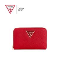 ราคา GUESS กระเป๋าสตางค์ รุ่น ZG850040 LAUREL SLG MEDIUM ZIP AROUND สีแดง (24504490383)