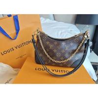 ราคา LV ไอวีหลุยส์วิตตองผู้หญิงคนใหม่โบโลนดำเนินเขาสะพายไหล่เดียวกระเป๋าสะพายใต้วงแขน (29826026341)