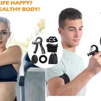 ราคา เซตฝึกกล้ามเนื้อกำลังมือ 5 ชิ้น มาพร้อมคานซ์นับ พกพาสะดวก ใช้งานในการออกกำลังกาย (42672431683)