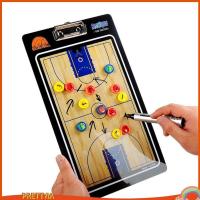 ราคา [สวย] กระดานบาสเก็ตบอล กระดานสองด้าน โค้ช คลิปบอร์ด หลากสี 35.5x20 ซม (41969368068)