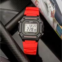 ราคา นาฬิกาข้อมือดิจิทัล CASIO สีดำแดง สไตล์สปอร์ต กันน้ำ 50M มีไฟ LED จับเวลา ตั้งปลุกได้ รุ่นฮิต | CASIO Digital Watch (46801137256)