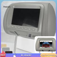 ราคา PP L7M ความบันเทิงที่นั่งด้านหลังหน้าจอ LED LCD Universal 7 นิ้ว Clear Definition Headrest Monitor สําหรับรถยนต์ (48401505806)