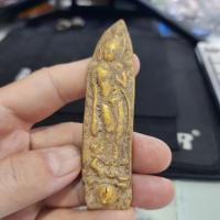 ราคา พระร่วงปางลีลาเนื้อชินทอง ติดเม็ดพระธาตุ กรุดอยไซ (42817905359)