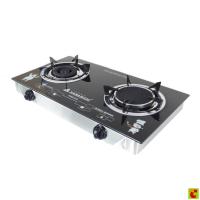 ราคา ฮานาบิชิ เตาแก๊ส หัวคู่ รุ่น HGS-910 สีดำ (29141716224)