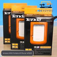 ราคา TENDA ตัวขยายสัญญาณอินเตอร์เนทแบบไร้สาย Wireless N150 Portable AP/Router W150M (สีขาว) (27429304626)