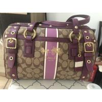 ราคา COACH กระเป๋าทรงหมอนรถม้า ของแท้100% มือสอง สภาพสวย #Coachหมอน (7276639505)