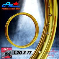 ราคา ล้อ COM 1.20 X 17 รางน้ำ จำนวน 1 วง วง ล้อคอม COM* ล้อรางน้ำ ปีเก่า ล้อขอบ17 ล้อมอไซ ล้อมอไซค์ ล้อมอเตอร์ไซค์ อลูมิเนียม (28706742462)