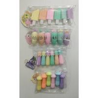ราคา ปากกาไฮไลท์จิ๋ว ปากกาเน้นข้อความชุด6สี (18309474006)