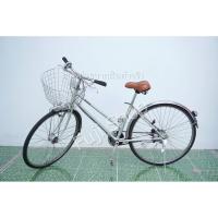 ราคา จักรยานแม่บ้านญี่ปุ่น - ล้อ 27 นิ้ว - มีเกียร์ - สีเงิน [จักรยานมือสอง] (22376498594)