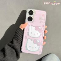 ราคา เคสโทรศัพท์สองชุดสีชมพูเหมาะสําหรับOPPO A18 A38 A78 A58 A17 A17k A16 A5s A12 A3S A54 A77s A57 A52 A53 A54s A76 A15 ซิลิคอนโปร่งใสแฟชั่น (44412777091)