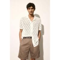 ราคา H&M(เอชแอนด์เอ็ม) กางเกงขาสั้นผ้าลินินผสมทรงหลวม ผู้ชาย 1228696_1 (25481030797)